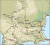 Map of Roman Roads on the Balkan